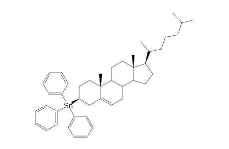 3-ALPHA-TRIPHENYLSTANNYLCHOLEST-5-ENE