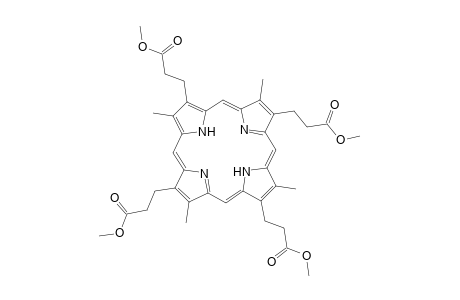 21H,23H-Porphine-2,7,12,17-tetrapropanoic acid, 3,8,13,18-tetramethyl-, tetramethyl ester