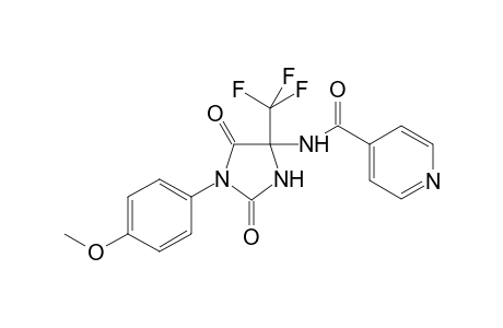 Isonicotinamide, N-[1-(4-methoxyphenyl)-2,5-dioxo-4-trifluoromethylimidazolidin-4-yl]-