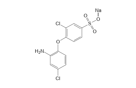 4-(2-amino-4-chlorophenoxy)-3-chlorobenzenesulfonic acid, sodium salt