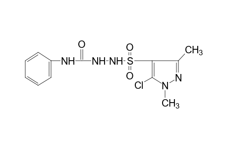 1-[(5-chloro-1,3-dimethylpyrazol-4-yl)sulfonyl]-4-phenylsemicarbazide