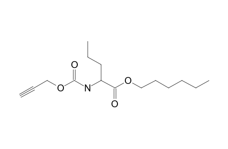 L-Norvaline, N-propargyloxycarbonyl-, hexyl ester