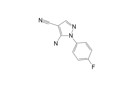 5-Amino-1-(4-fluorophenyl)-1H-pyrazole-4-carbonitrile