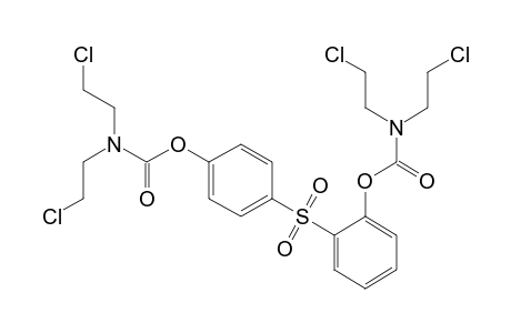 bis(2-choroethyl)carbamic acid, diester with 2,4'-sulfonyldiphenol