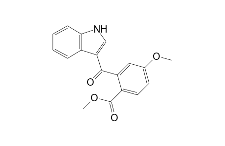 3-[2'-(Methoxycarbonyl)-5'-methoxybenzoyl]-indole