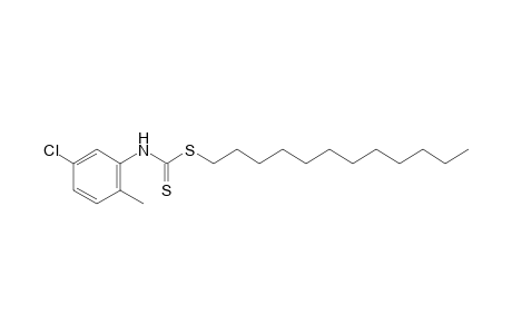 5-Chlorodithio-2-methylcarbanilic acid, dodecyl ester