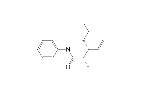 Hexanamide, 3-ethenyl-2-methyl-N-phenyl-, (R*,S*)-