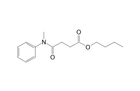 Succinic acid, monoamide, N-methyl-N-phenyl, butyl ester