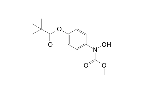 C-Methoxy-N-(4-trimethylacetyloxyphenyl)hydroxamic acid