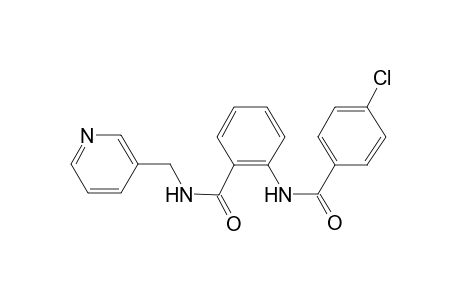 N1-(3-Pyridylmethyl)-2-[(4-chlorobenzoyl)amino]benzamide