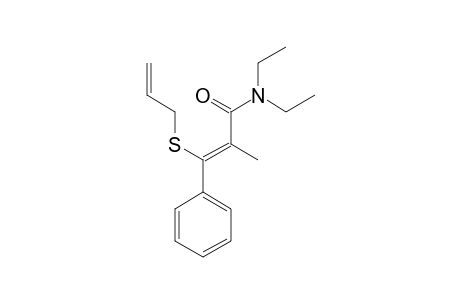 3-(ALLYLTHIO)-2-METHYL-3-PHENYL-2-PROPENOIC-ACID-DIETHYLAMIDE