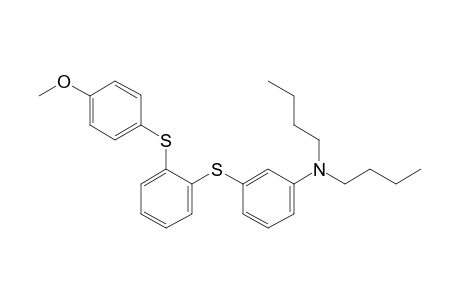 3'-(Dibutylamino)-2-(4-methoxyphenylthio)diphenyl sulfide