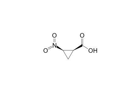 (1S,2R)-2-nitro-1-cyclopropanecarboxylic acid