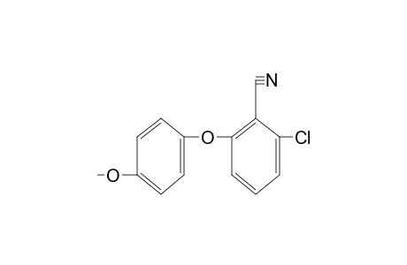 2-chloro-6-(p-methoxyphenoxy)benzonitrile