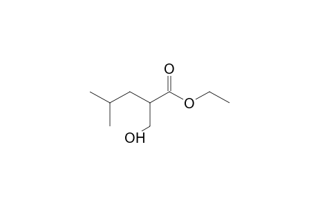 Pentanoic acid, 2-(hydroxymethyl)-4-methyl-, ethyl ester