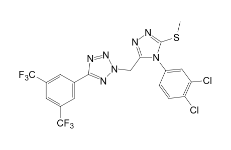 2-{[4-(3,4-dichlorophenyl)-5-(methylthio)-4H-1,2,4-triazol-3-yl]methyl}-5-(alpha,alpha,alpha,alpha',alpha',alpha'-hexafluoro-3,5-xylyl)-2H-tetrazole