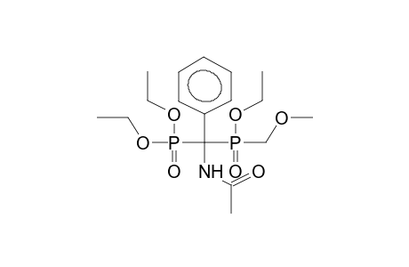 N-(ALPHA,ALPHA-BIS(DIETHOXYPHOSPHINYL)BENZYL)ACETAMIDE