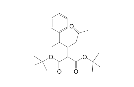 di(Tert-butyl) (+)-(1-(phenylethyl-3-oxobutyl)malonate