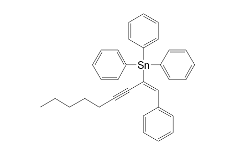 Triphenyl-[(Z)-1-phenylnon-1-en-3-yn-2-yl]stannane