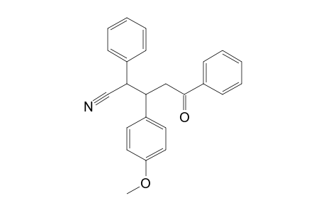 4-BENZOYL-3-(p-METHOXYPHENYL)-2-PHENYLBUTYRONITRILE