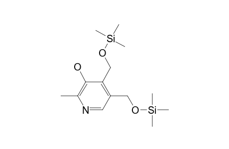 (5-Hydroxy-6-methylpyridine-3,4-diyl)dimethanol, 2tms