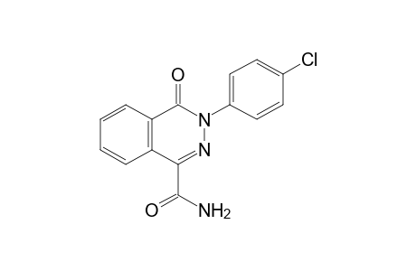 3-(p-CHLOROPHENYL)-3,4-DIHYDRO-4-OXO-1-PHTHALAZINECARBOXAMIDE