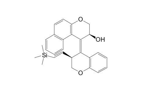 rac-(P)-(2S,3'S)-(Z)-(1''E)-1-[3-(2-Trimethylsilanyl-vinyl)-chroman-4-yliden]-2,3-dihydro-1H-benzo[f]chromen-2-ol