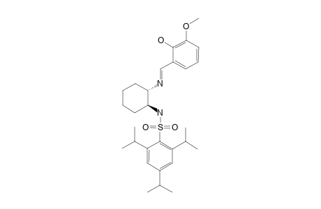 (1S,2S)-1-[N-(2,4,6-Triisopropylphenylsulfonyl)amino]-2-[N-(2-hydroxy-3-methoxybenzylidene)amino]cyclohexane