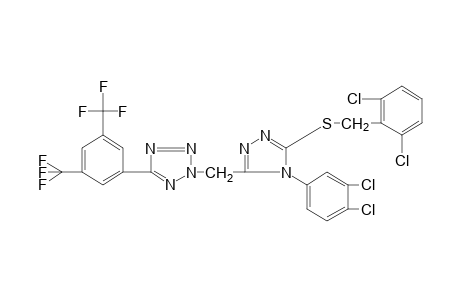 2-{{5-[(2,6-dichlorobenzyl)thio]-4-(3,4-dichlorophenyl)-4H-1,2,4-triazol-3-yl}methyl}-5-(alpha,alpha,alpha,alpha',lapha',alpha'-hexafluoro-3,5-xylyl)-2H-tetrazole