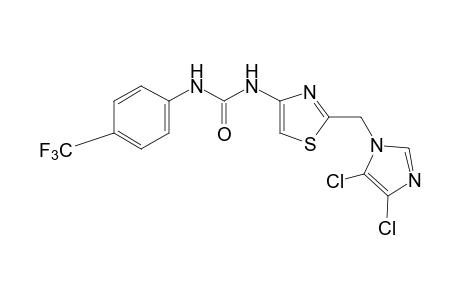 1-{2-[(4,5-Dichloroimidazol-1-yl)methyl]-4-thiazolyl}-3-(alpha,alpha,alpha-trifluoro-p-tolyl)urea