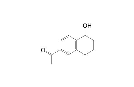 1-(1-hydroxytetralin-6-yl)ethanone