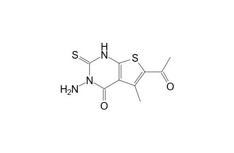 3-Amino-6-acetyl-5-methyl-2-thioxo-thieno[2,3-d]pyrimidin-4-one