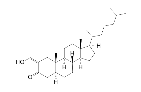 (2Z,5S,8R,9S,10S,13R,14S,17R)-10,13-dimethyl-17-[(2R)-6-methylheptan-2-yl]-2-(oxidanylmethylidene)-4,5,6,7,8,9,11,12,14,15,16,17-dodecahydro-1H-cyclopenta[a]phenanthren-3-one