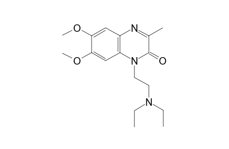 1-[2-(diethylamino)ethyl]-6,7-dimethoxy-3-methyl-2(1H)-quinoxalinone