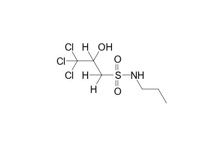 DL-2-hydroxy-N-propyl-3,3,3-trichloro-1-propanesulfonamide