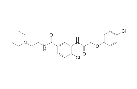 2'-chloro-2-(p-chlorophenoxy)-5'-{[2-(diethylamino)ethyl]carbamoyl)acetanilide