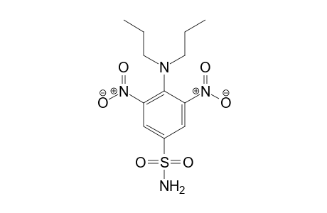 4-(dipropylamino)-3,5-dinitrobenzenesulfamide