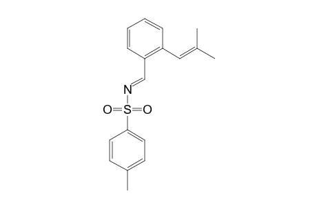 N-[2-(2'-METHYL-1'-PROPENYL)]-BENZILIDINE-4-METHYL-BENZENESULFONAMIDE