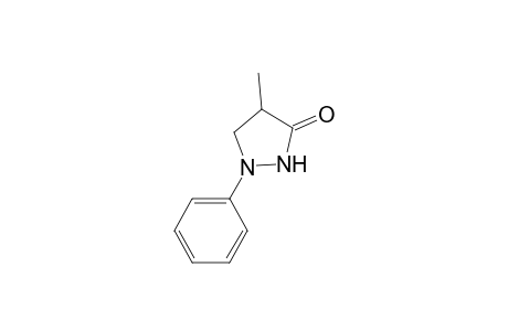 3-Pyrazolidinone, 4-methyl-1-phenyl-