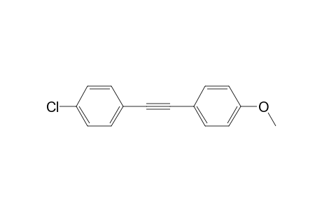 1-Choro-4-((4-methoxyphenyl)ethynyl)benzene