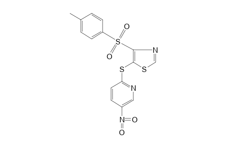 5-[(5-nitro-2-pyridyl)thio]-4-(p-tolylsulfonyl)thiazole