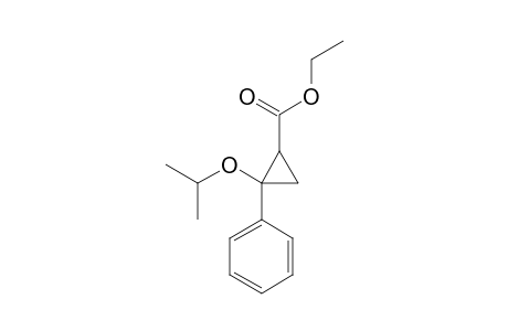 2-isopropoxy-2-phenyl-cyclopropanecarboxylic acid ethyl ester