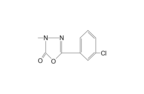 5-(m-CHLOROPHENYL)-2-HYDROXY-3-METHYL-1,3,4-OXADIAZOLIUM HYDROXIDE,INNER SALT