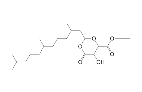 t-Butyl 5-hydroxy-6-oxo-2-[(2RS,6RS)-2,6,10-trimethylundecyl]-1,3-dioxane-4-carboxylate