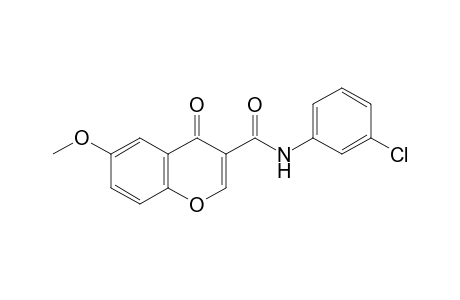 N-(3-Chlorophenyl)-6-methoxychromone-3-carboxamide