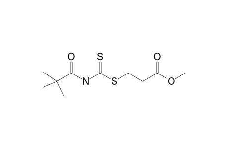 [2'-(Methoxycarbonyl)ethyl](pivaloyl)carbamodithioate