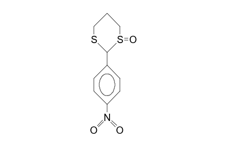 2-(p-nitrophenyl) -m-dithiane,1-oxide