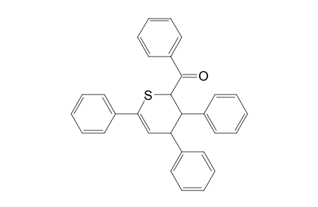 2-Benzoyl-3,4,6-triphenyl-3,4-dihydro-2H-thiopyran