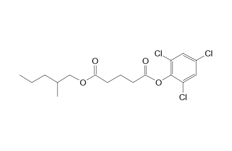 Glutaric acid, 2,4,6-trichlorophenyl 2-methylpentyl ester