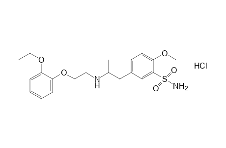 5-{2-{[2-(o-ethoxyphenoxy)ethyl]amino}propyl}-2-methoxy-benzenesulfonamide, monohydrochloride